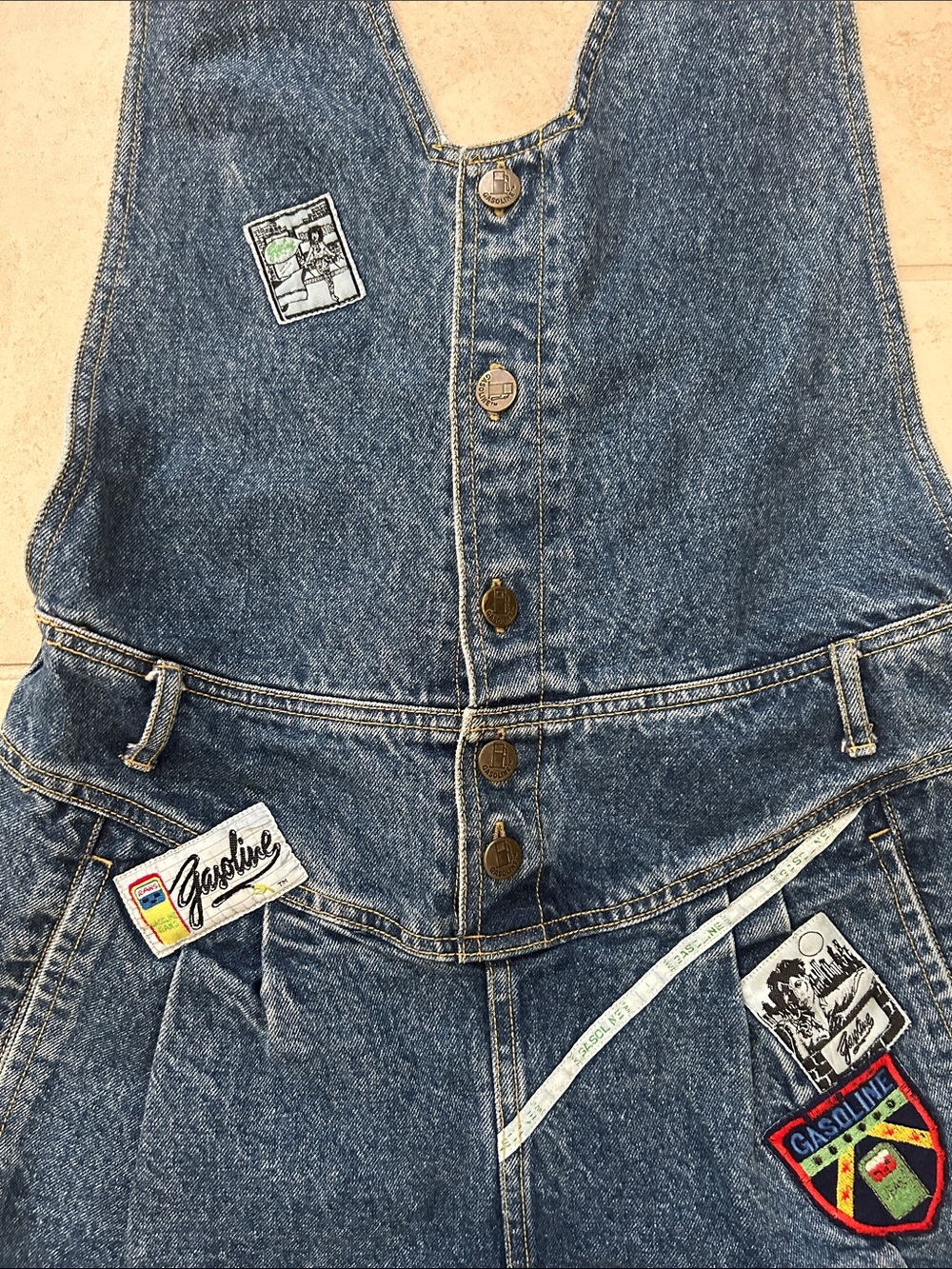Gasoline 1980’s Denim Overalls - Picture 5 of 5